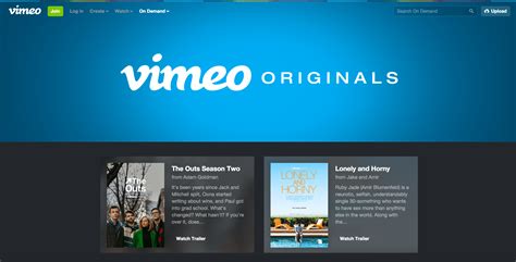 vimeo website.